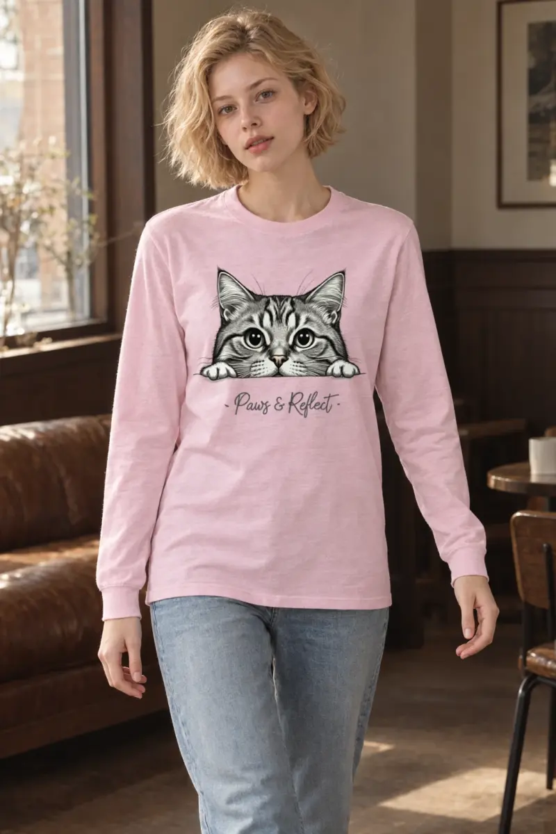 "Tabby Lookout" Unisex Longsleeve T-shirt