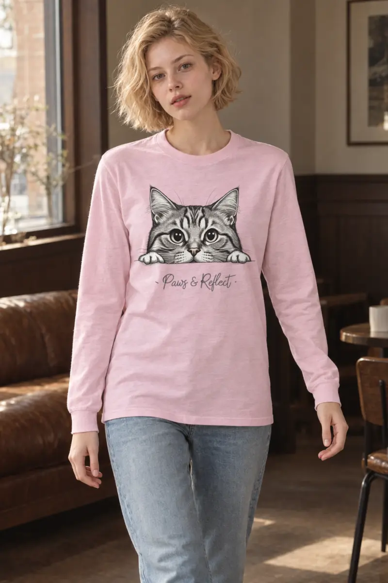"Tabby Lookout" Unisex Longsleeve T-shirt