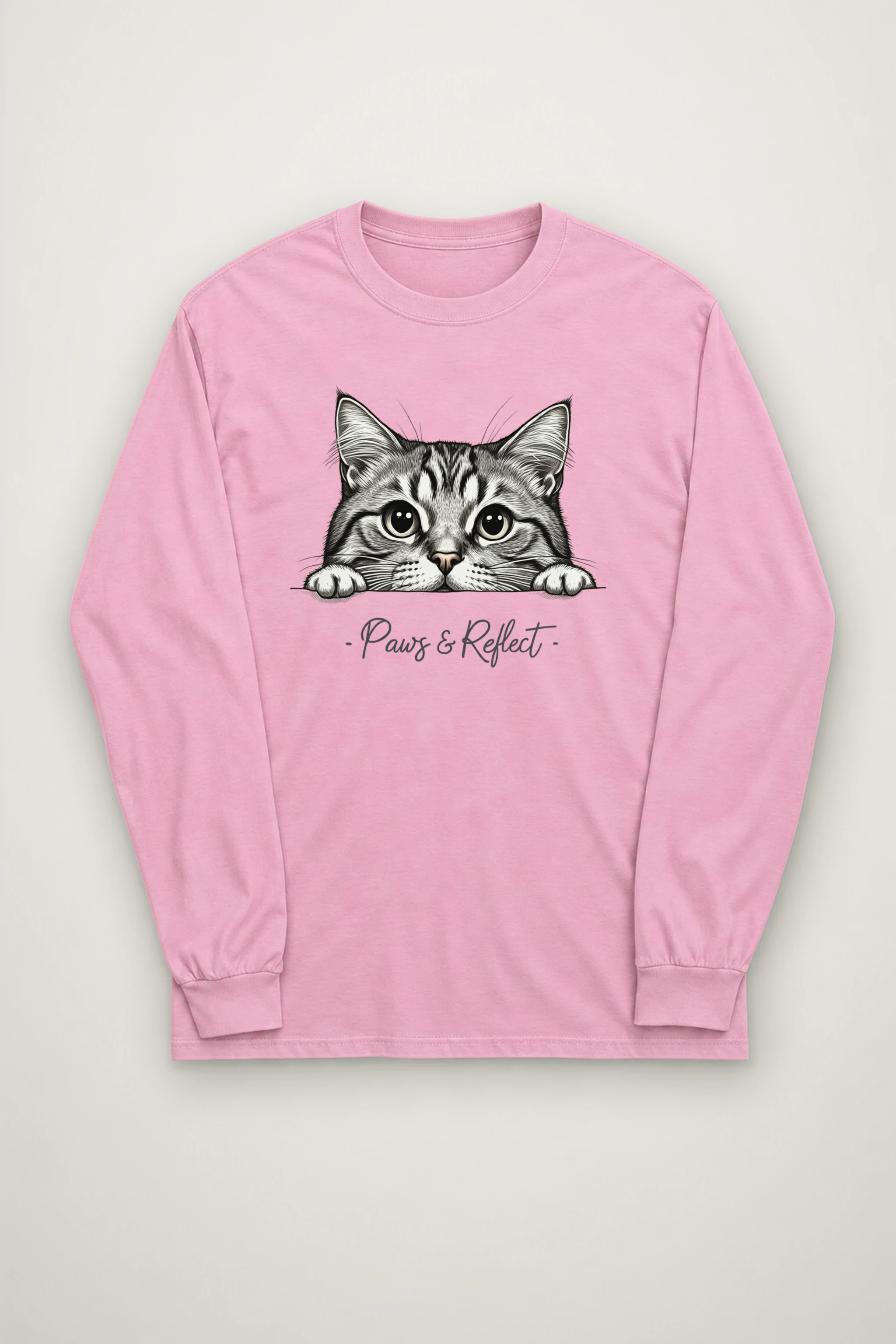 "Tabby Lookout" Unisex Longsleeve T-shirt