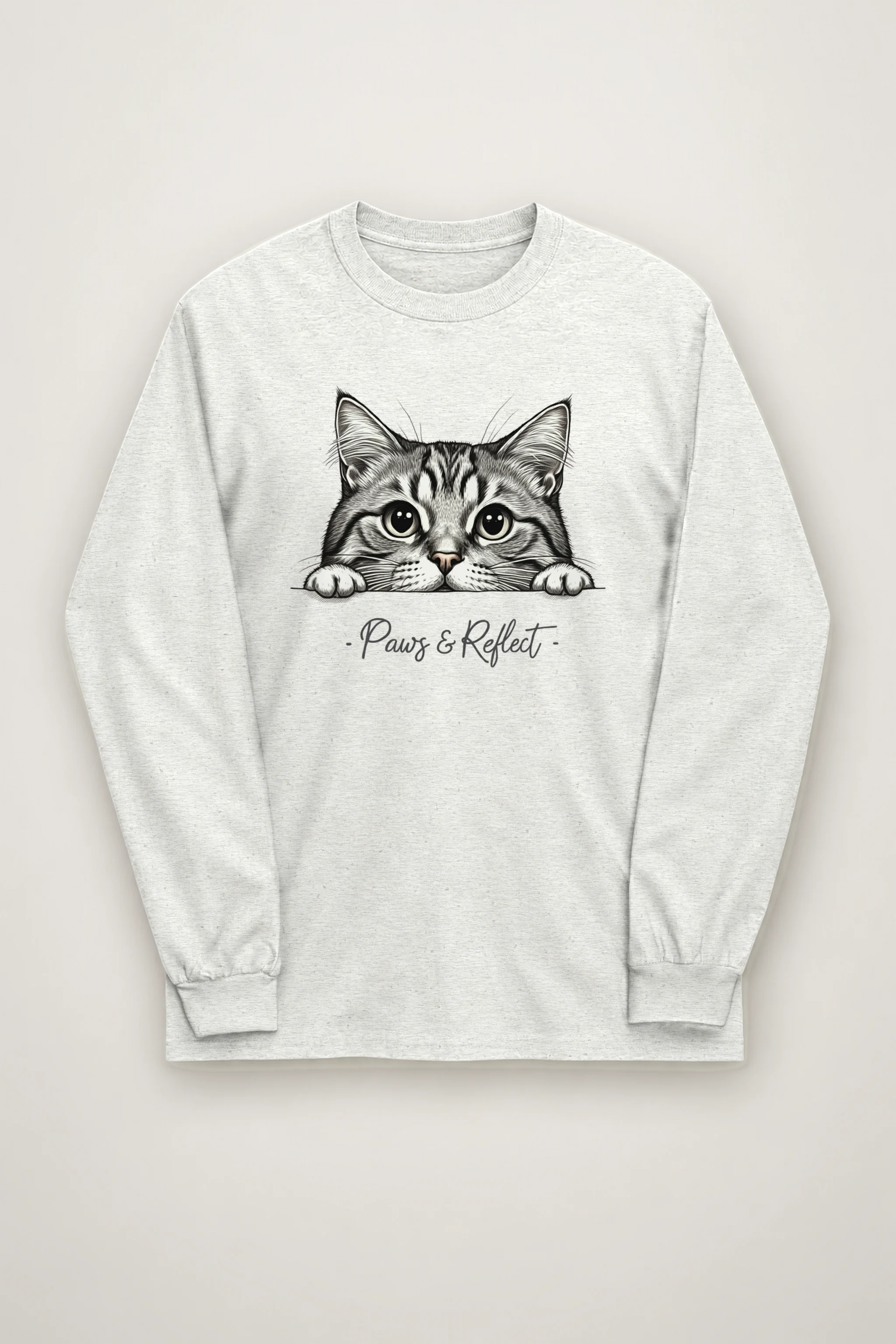 "Tabby Lookout" Unisex Longsleeve T-shirt