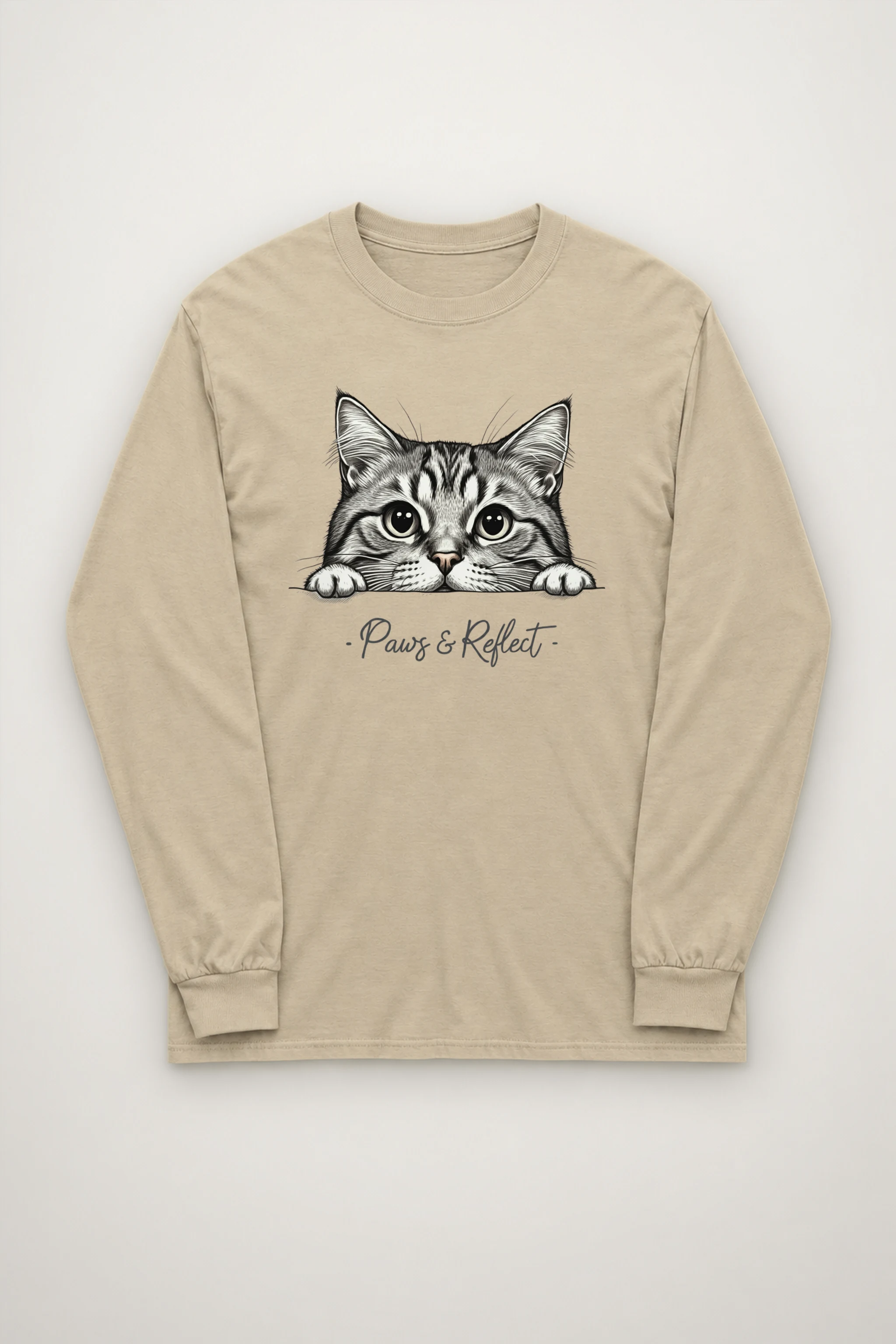 "Tabby Lookout" Unisex Longsleeve T-shirt