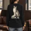 "Tabby With Sock" Unisex Longsleeve T-shirt