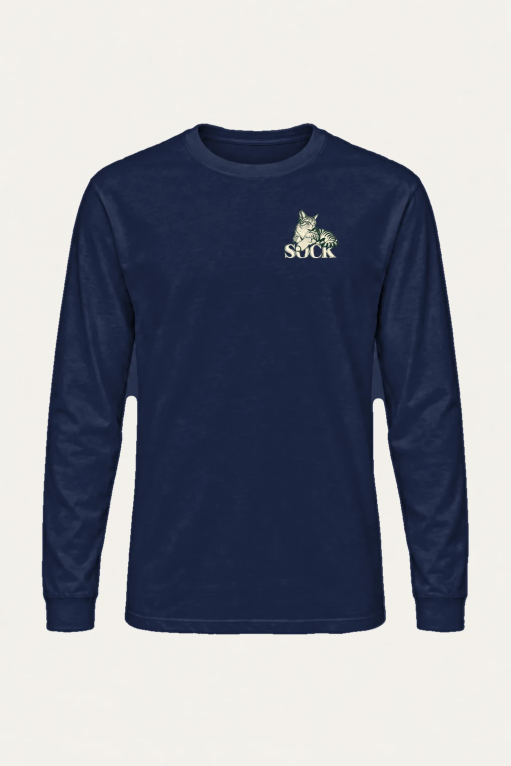 "Tabby With Sock" Unisex Longsleeve T-shirt