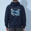 "Taebaeksan Winter Ridgeline" Heavy Blend Unisex Pullover Hoodie