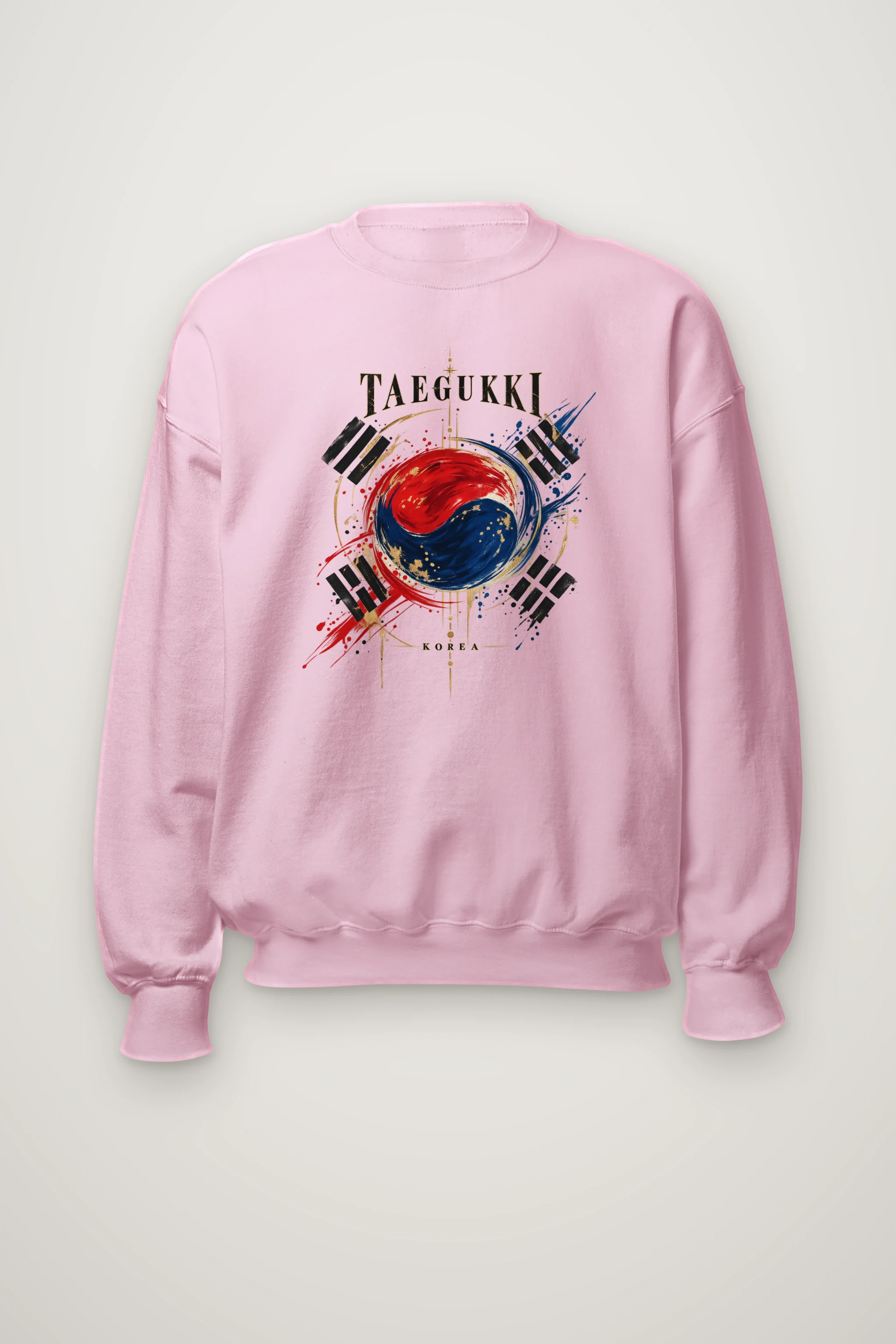 "Taegeukki Korea" Heavy Blend Unisex Crewneck Sweatshirt