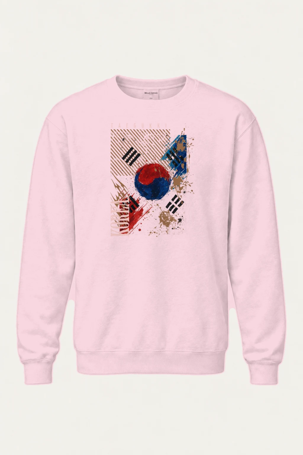 "Taegeukki Korea" Heavy Blend Unisex Crewneck Sweatshirt | Gildan 18000