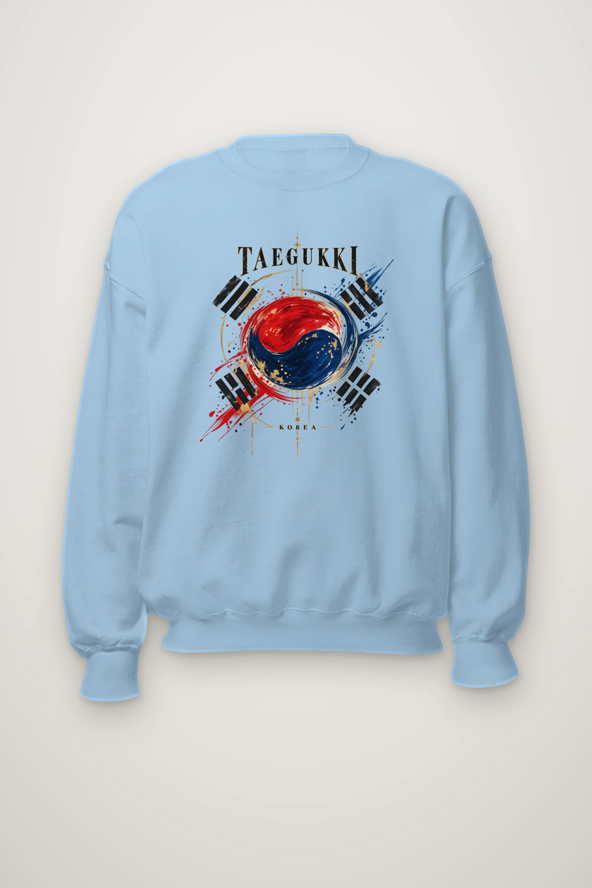 "Taegeukki Korea" Heavy Blend Unisex Crewneck Sweatshirt