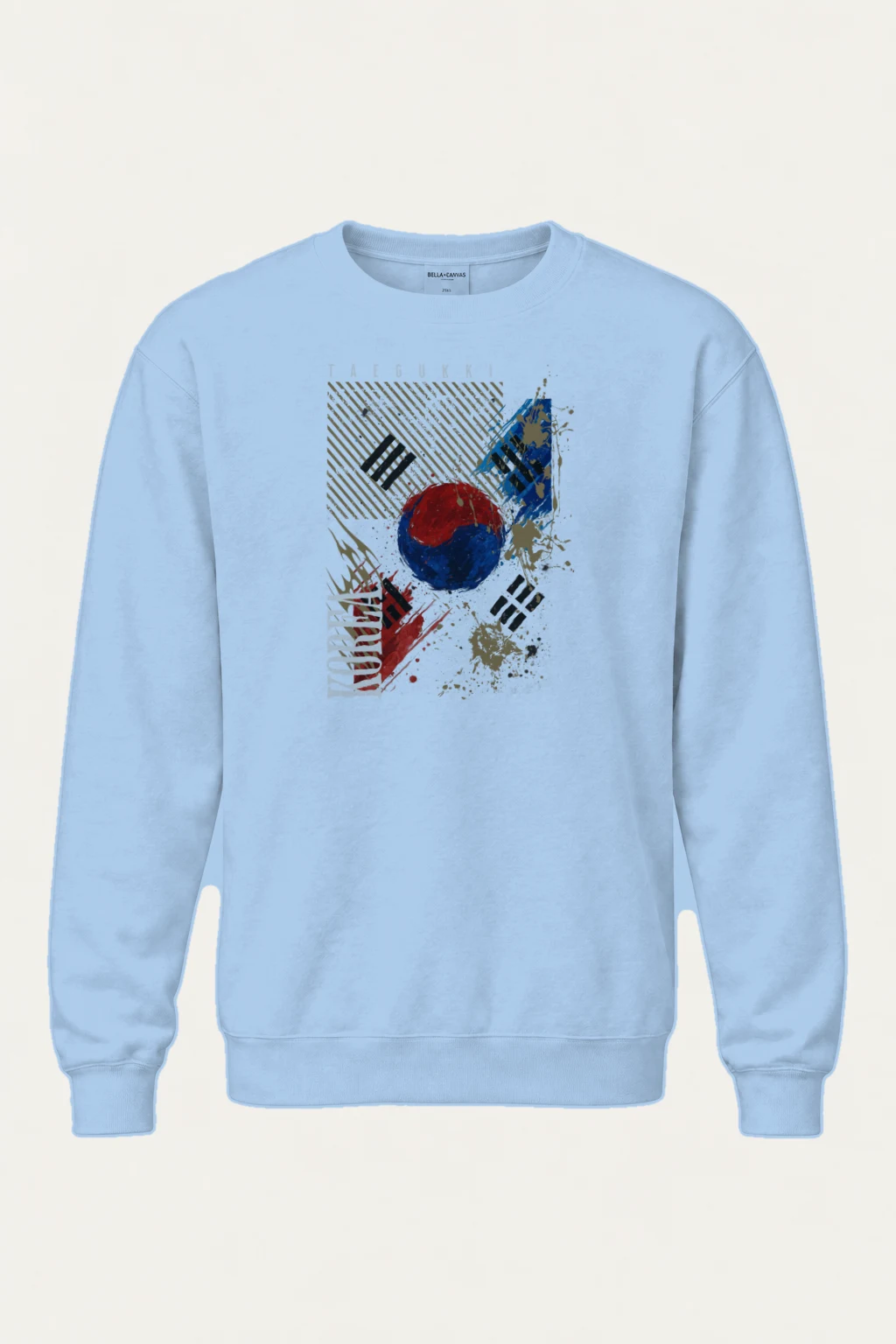 "Taegeukki Korea" Heavy Blend Unisex Crewneck Sweatshirt | Gildan 18000
