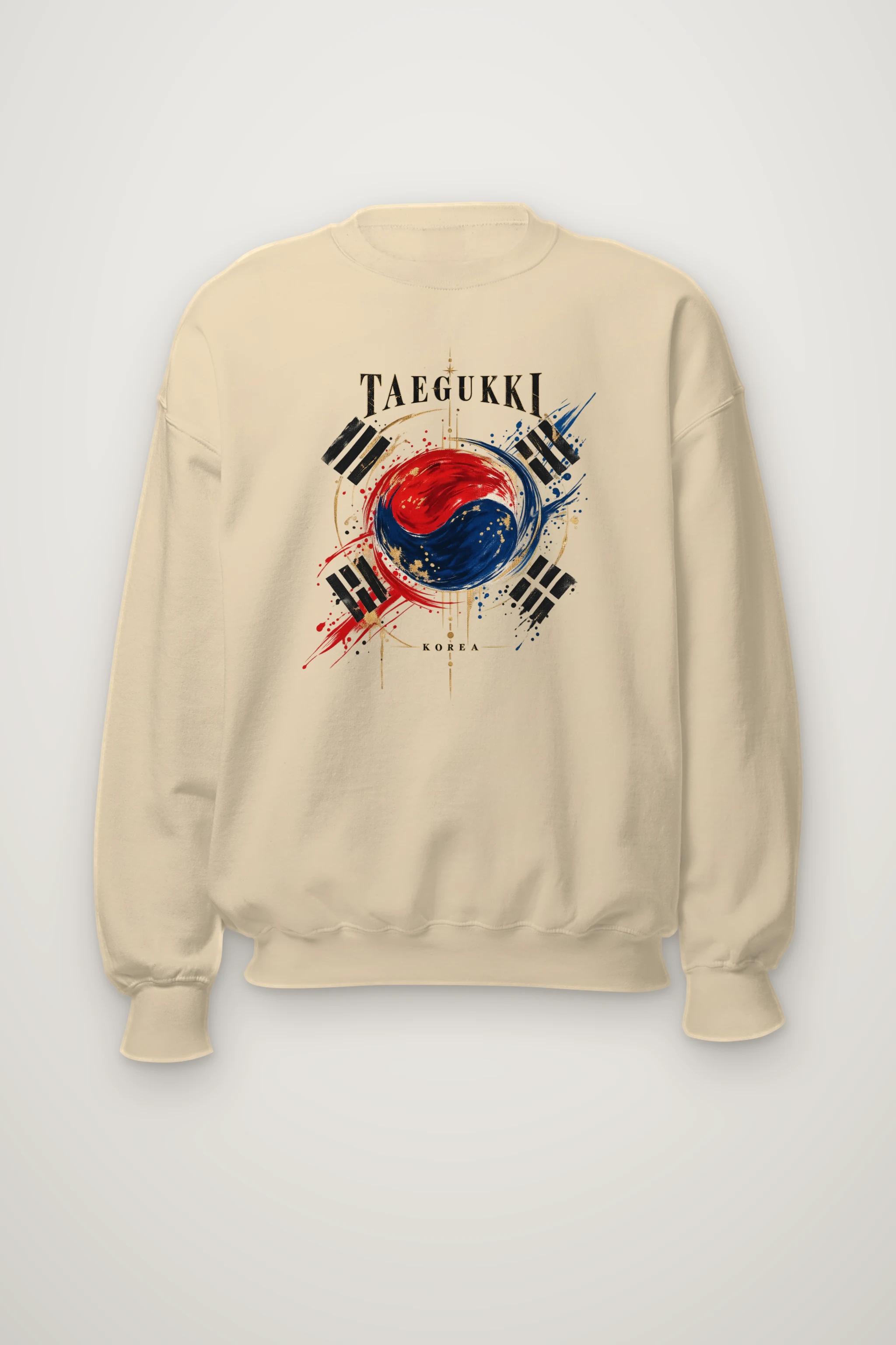 "Taegeukki Korea" Heavy Blend Unisex Crewneck Sweatshirt