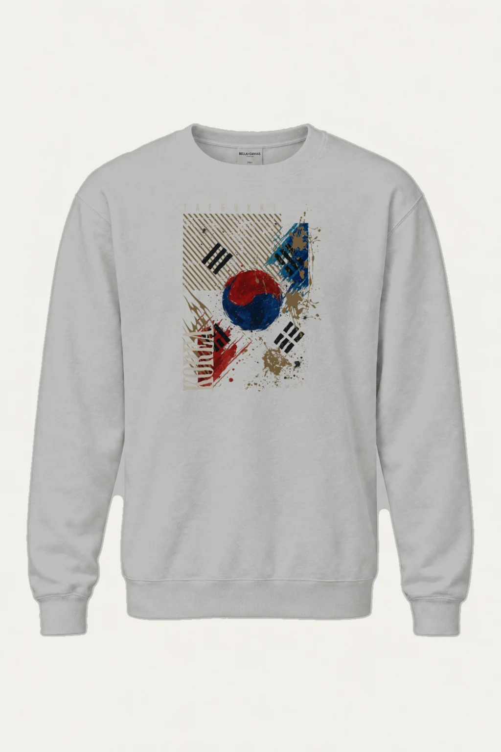 "Taegeukki Korea" Heavy Blend Unisex Crewneck Sweatshirt | Gildan 18000
