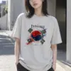 "Taegeukki Korea" Heavyweight Unisex Crewneck T-shirt | Gildan 5000