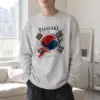 "Taegeukki Korea" Unisex Longsleeve T-shirt | Gildan 2400