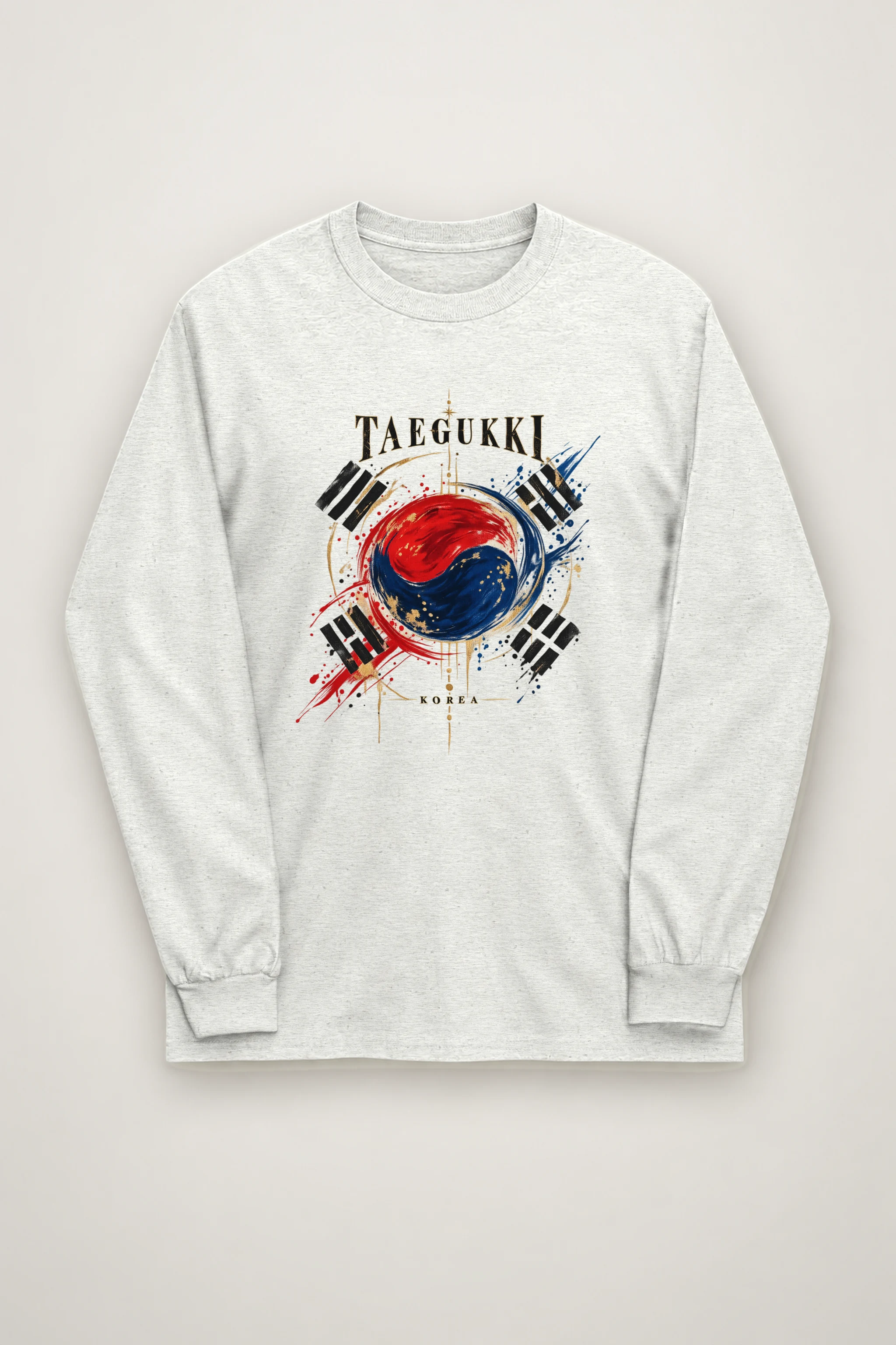 "Taegeukki Korea" Unisex Longsleeve T-shirt