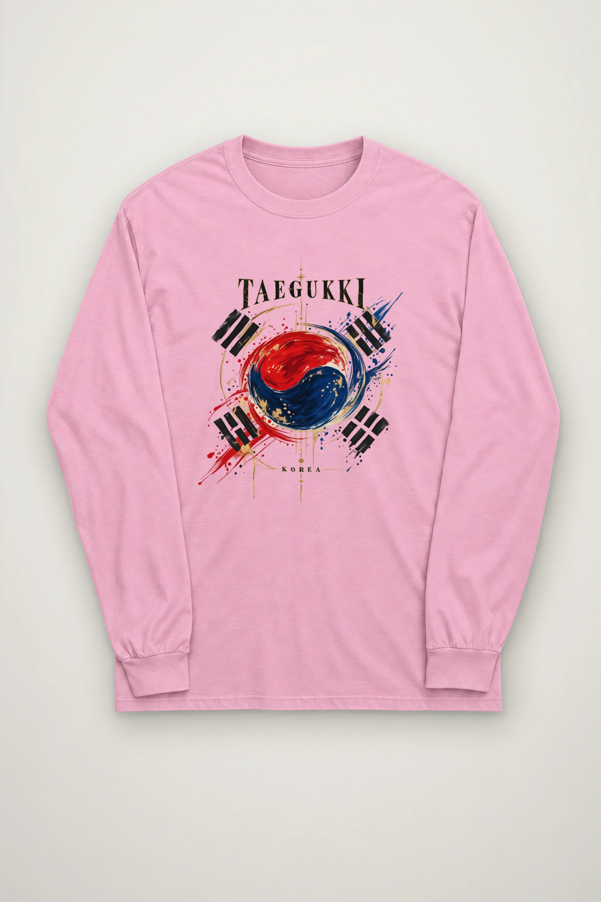 "Taegeukki Korea" Unisex Longsleeve T-shirt