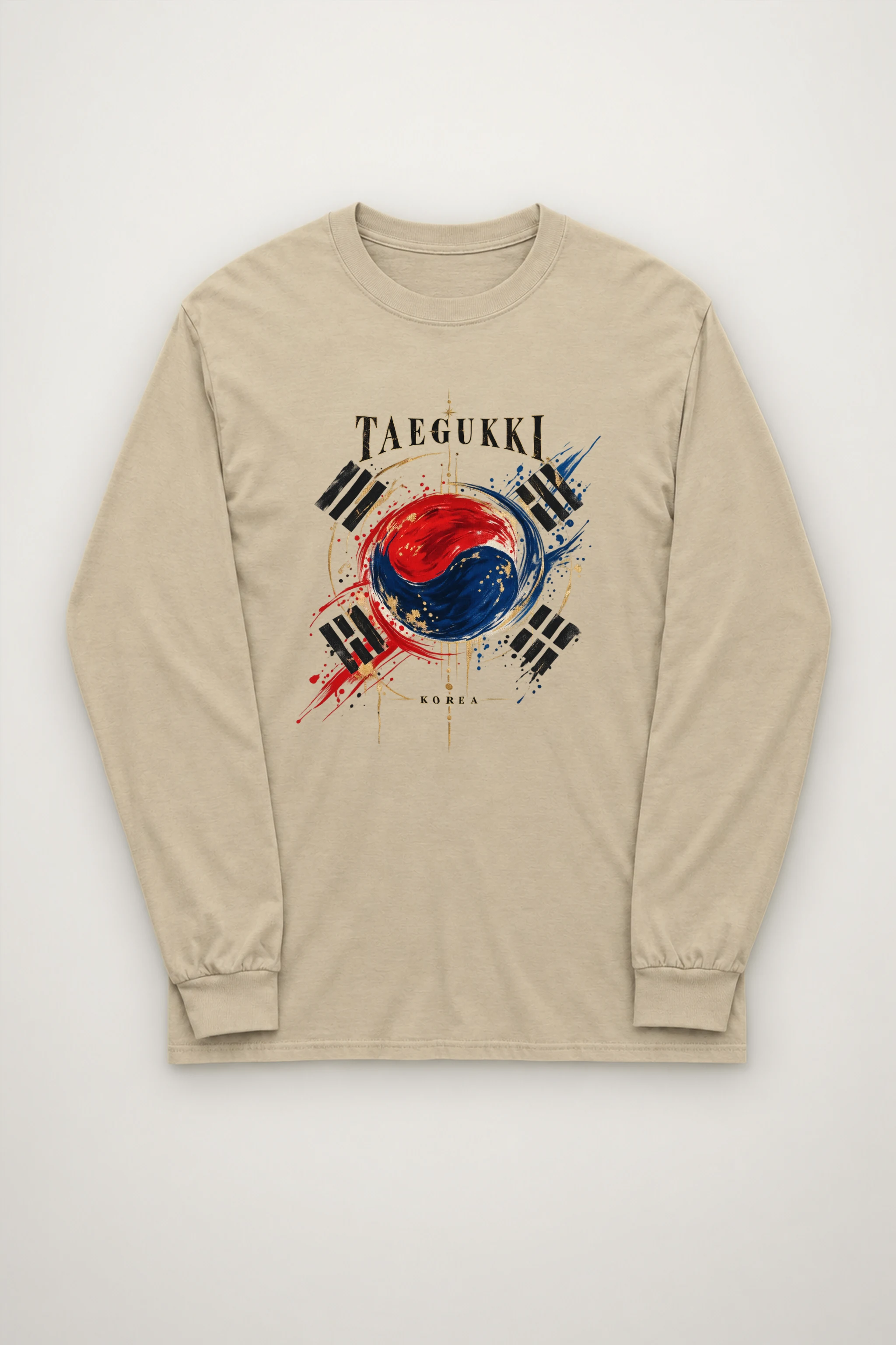 "Taegeukki Korea" Unisex Longsleeve T-shirt