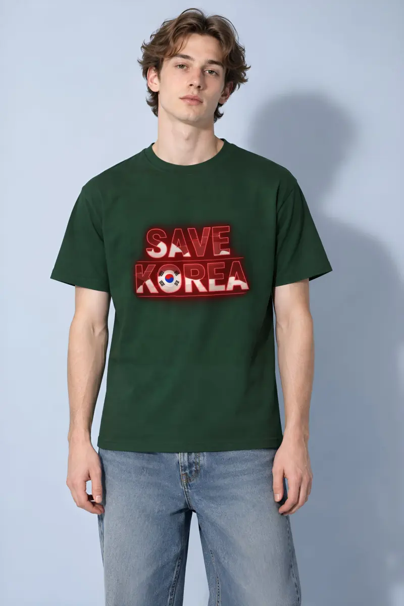 "Taeguk Resolve" Heavyweight Unisex Crewneck T-shirt