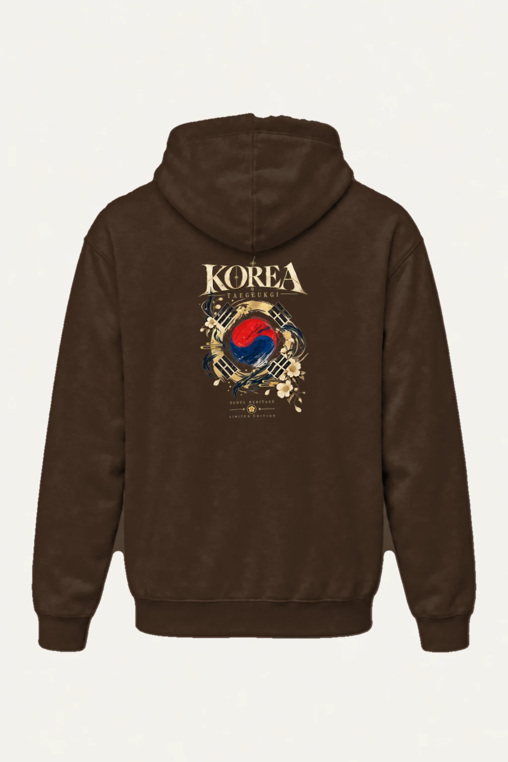 "Taegukgi Heritage" Heavy Blend Unisex Pullover Hoodie | Gildan 18500