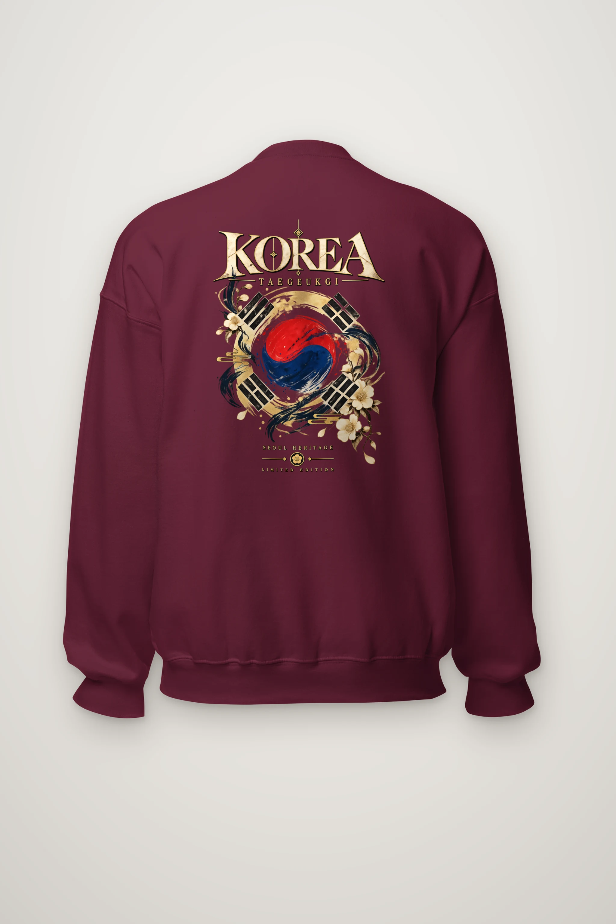 "Taegukgi Seoul Heritage" Heavy Blend Unisex Crewneck Sweatshirt
