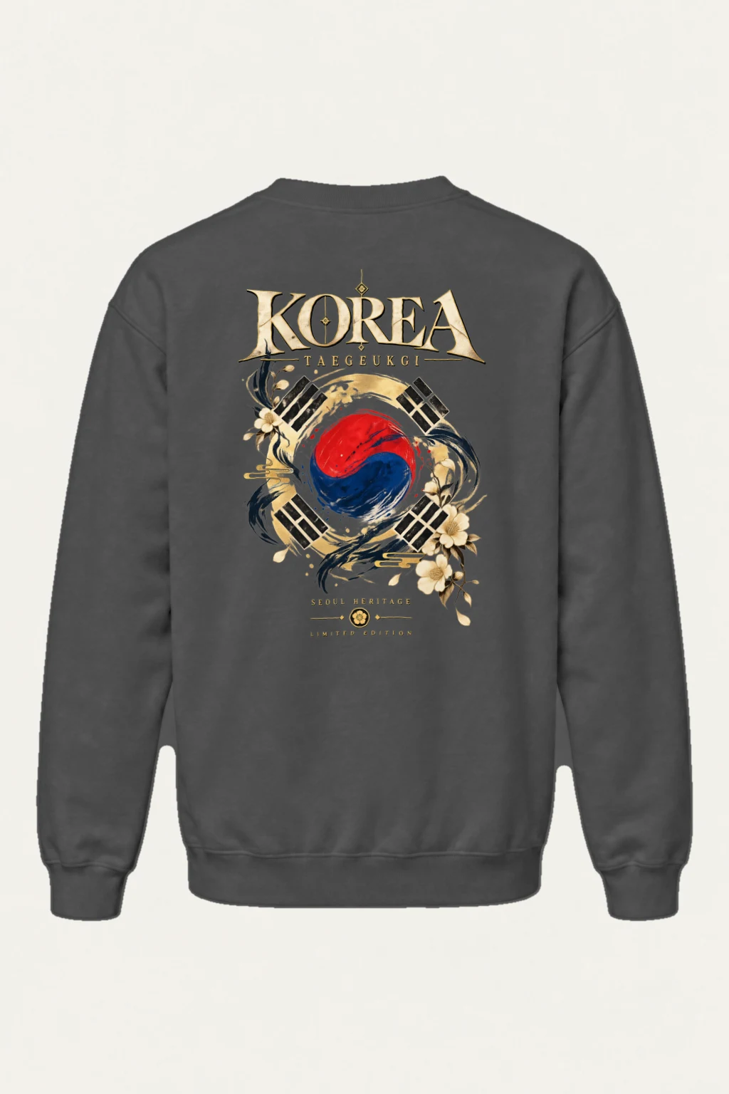"Taegukgi Seoul Heritage" Heavy Blend Unisex Crewneck Sweatshirt | Gildan 18000