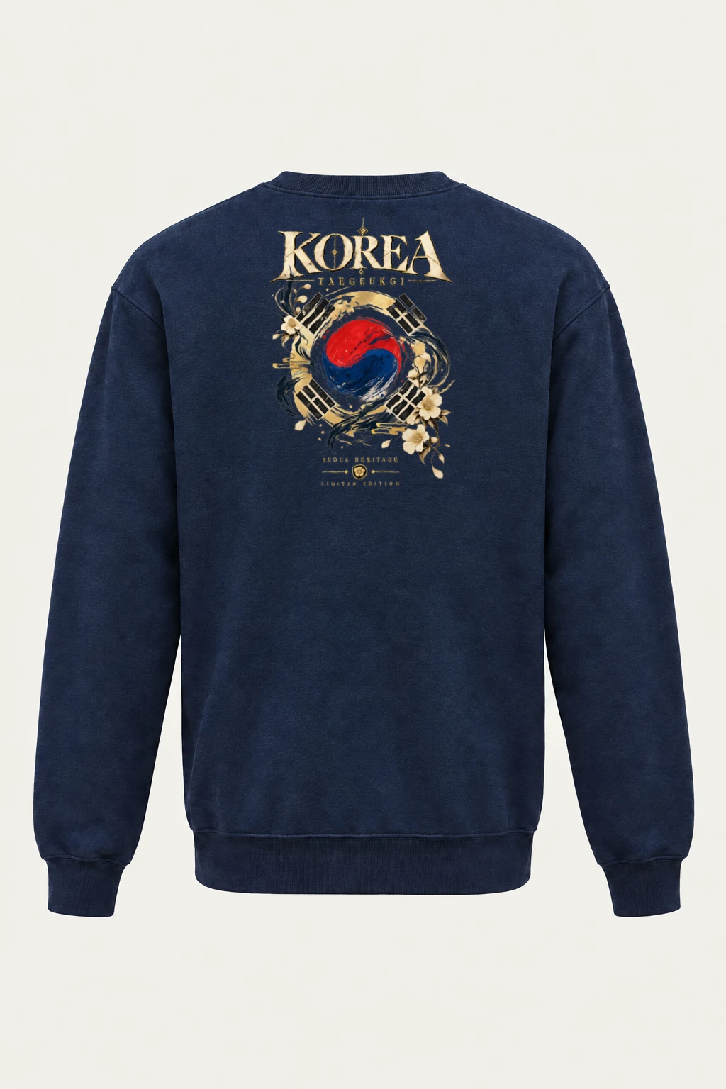 "Taegukgi Seoul Heritage" Heavy Blend Unisex Crewneck Sweatshirt | Gildan 18000