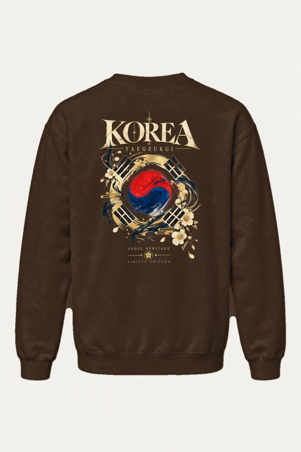 "Taegukgi Seoul Heritage" Heavy Blend Unisex Crewneck Sweatshirt | Gildan 18000