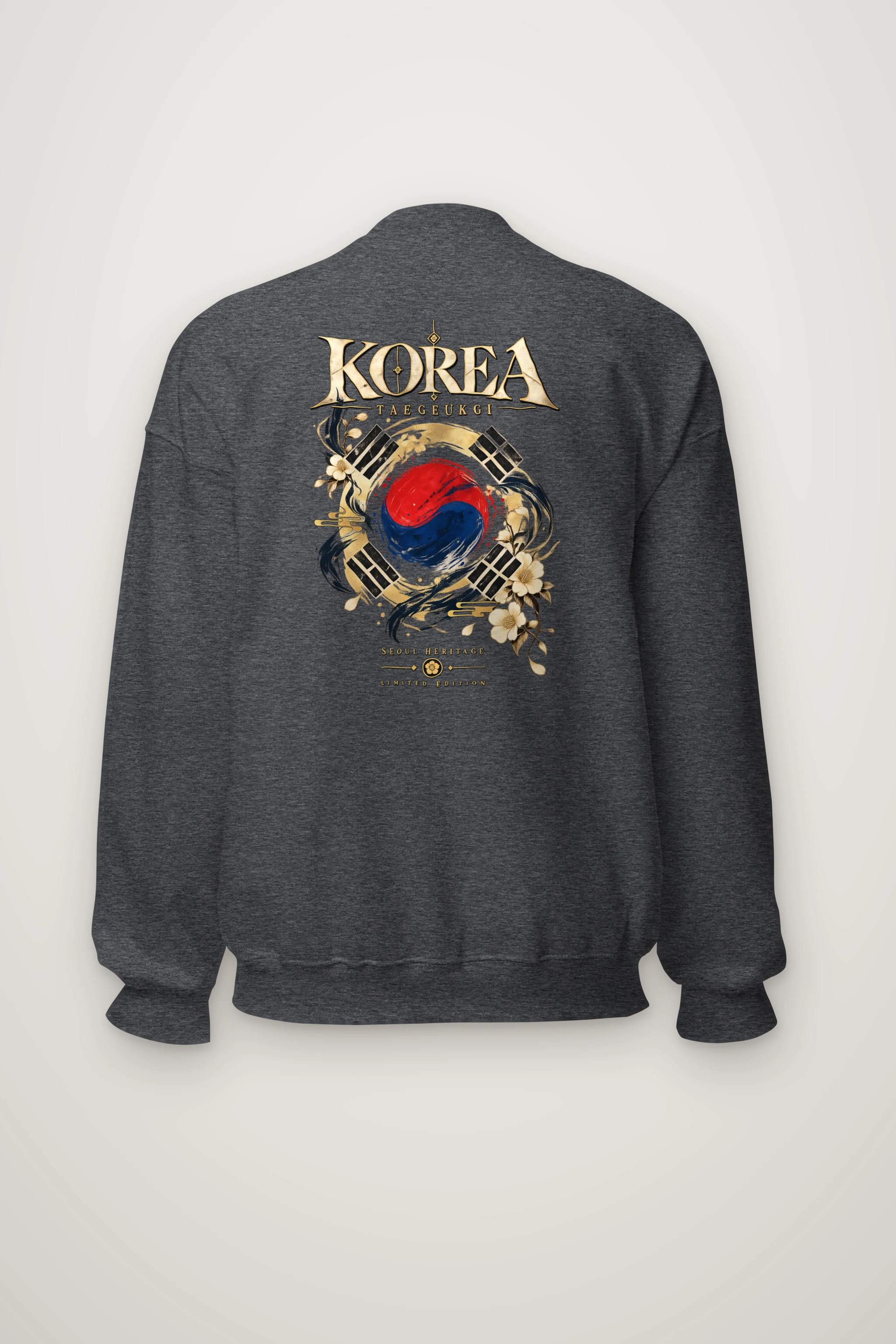 "Taegukgi Seoul Heritage" Heavy Blend Unisex Crewneck Sweatshirt