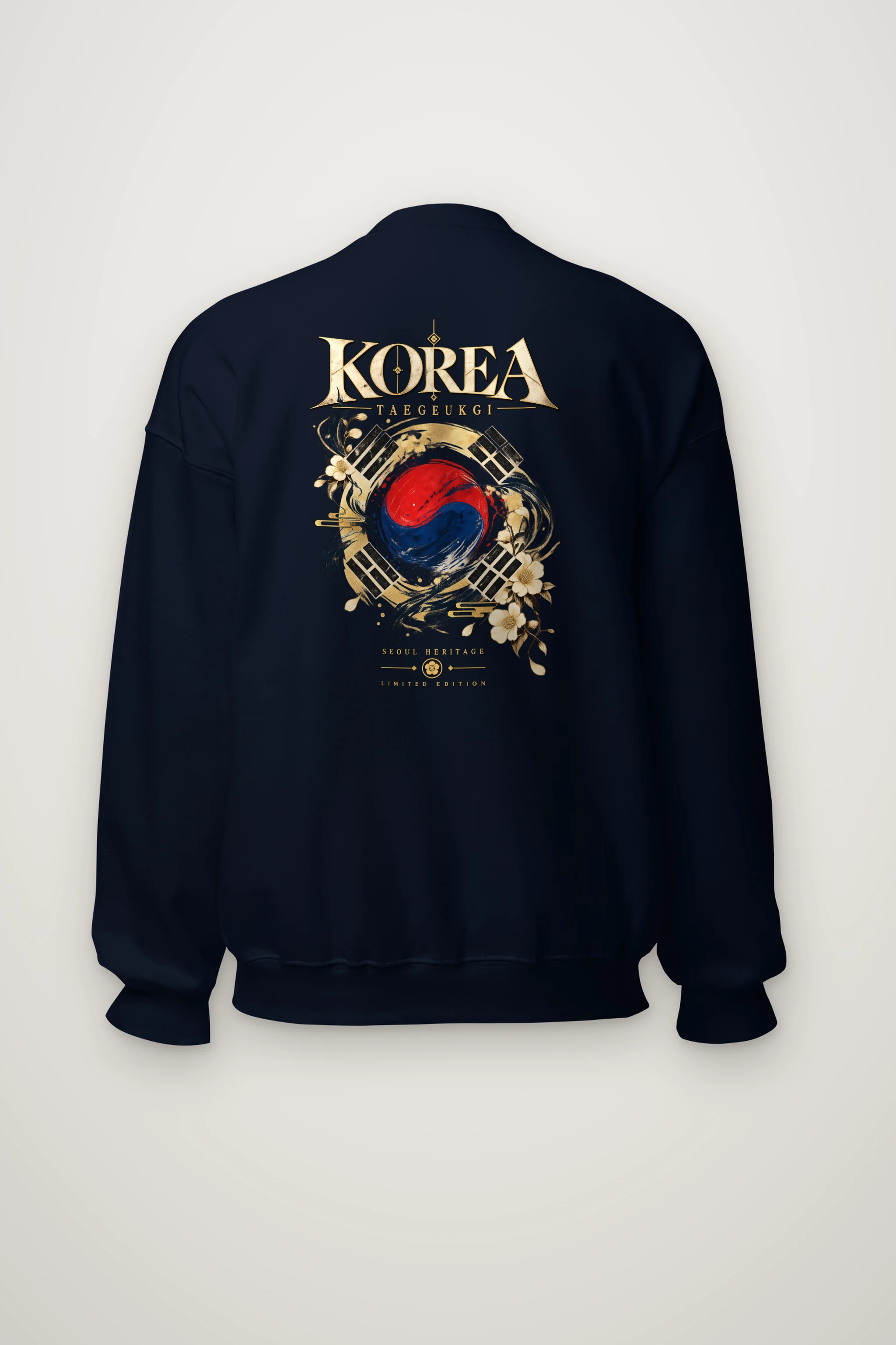 "Taegukgi Seoul Heritage" Heavy Blend Unisex Crewneck Sweatshirt