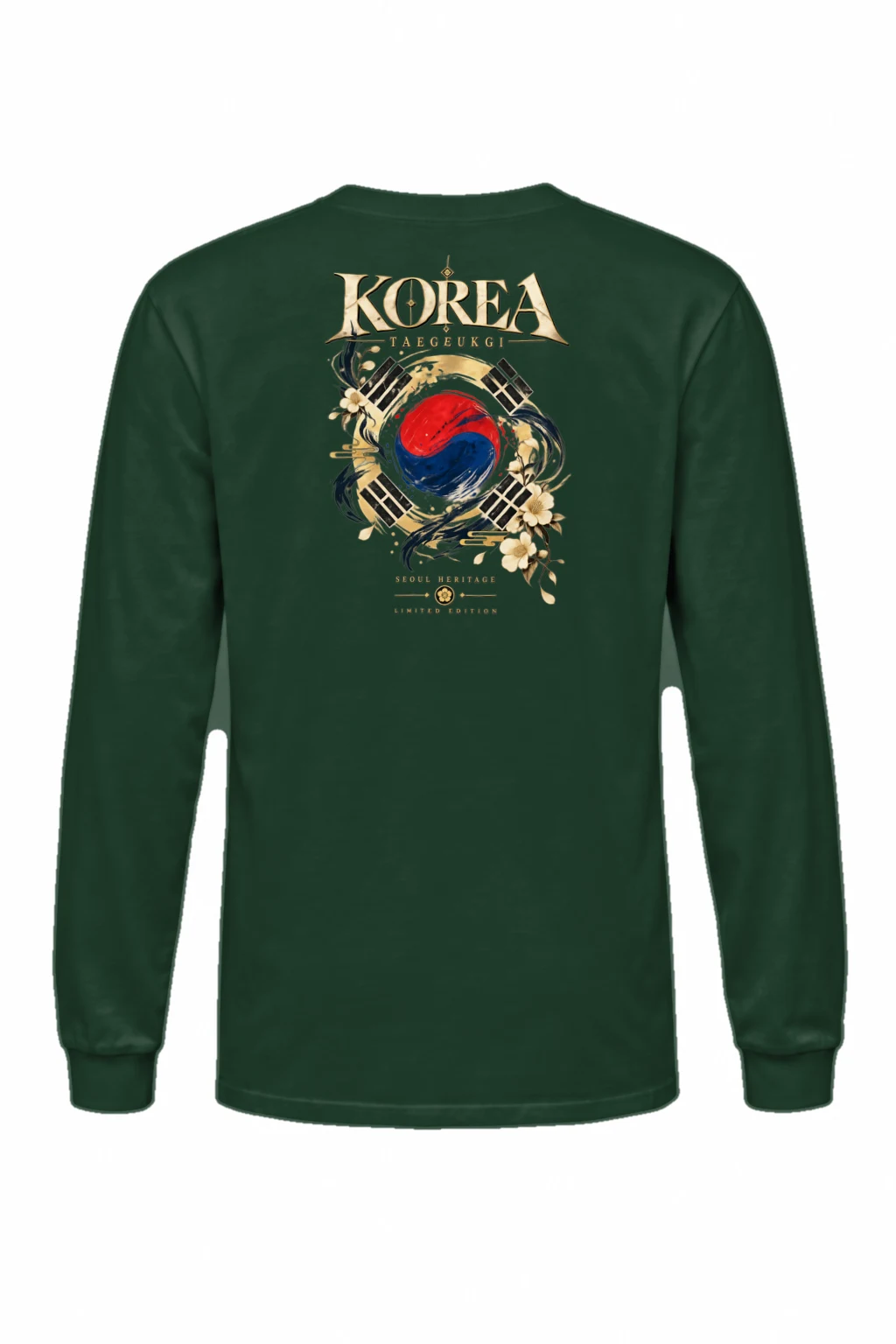 "Taegukgi Seoul Heritage" Unisex Longsleeve T-shirt | Gildan 2400