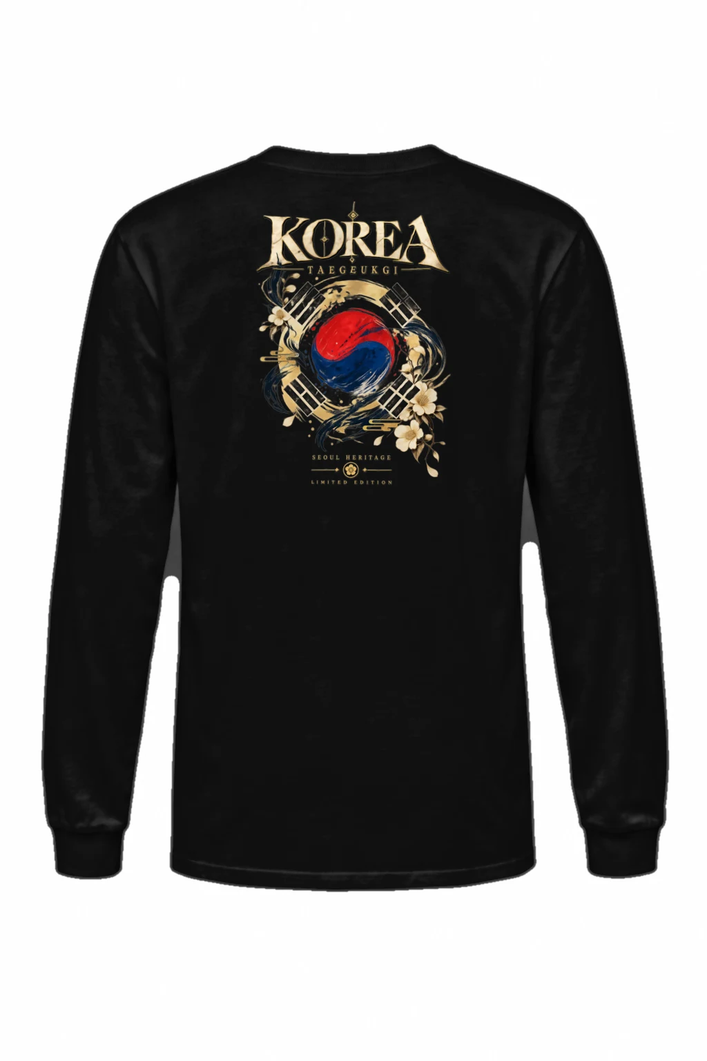"Taegukgi Seoul Heritage" Unisex Longsleeve T-shirt | Gildan 2400