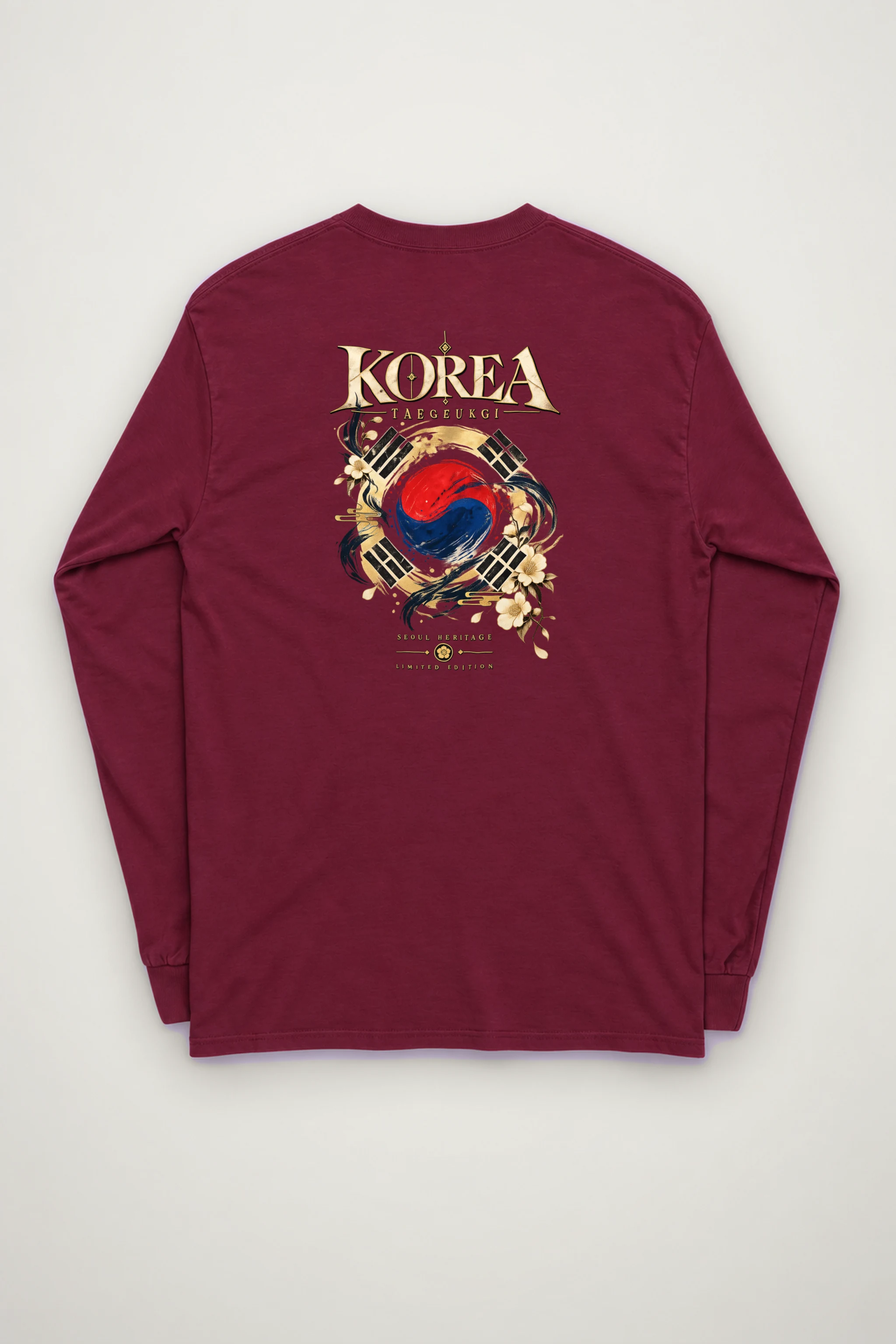 "Taegukgi Seoul Heritage" Unisex Longsleeve T-shirt
