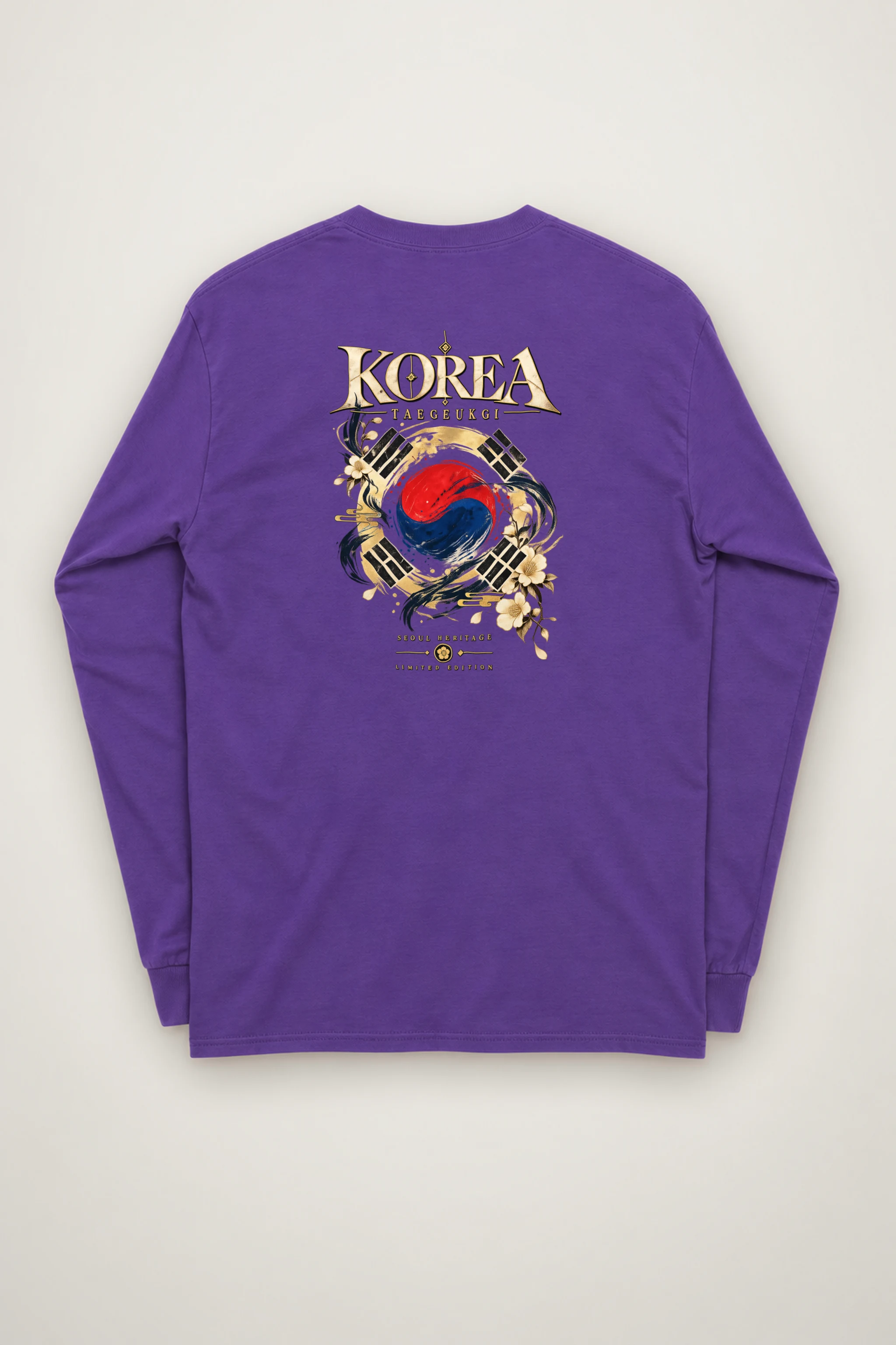 "Taegukgi Seoul Heritage" Unisex Longsleeve T-shirt