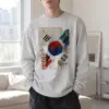 "Taegukki Korea" Unisex Longsleeve T-shirt | Gildan 2400
