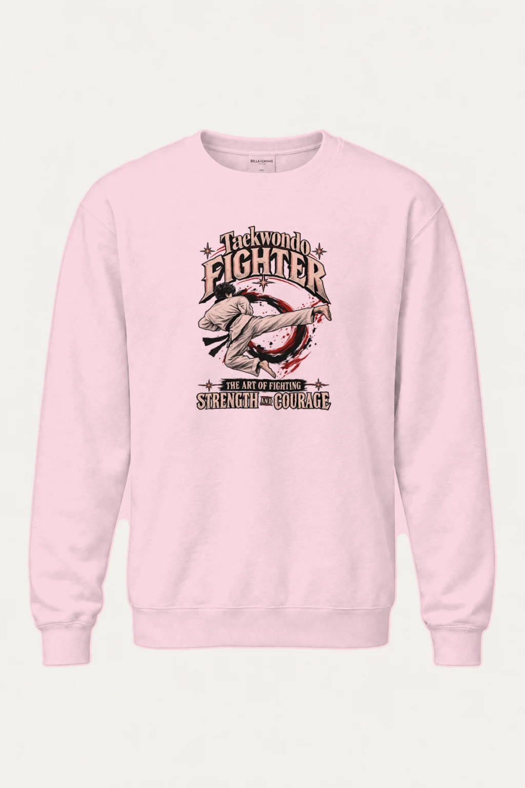 "Taekwondo Fighter" Heavy Blend Unisex Crewneck Sweatshirt | Gildan 18000