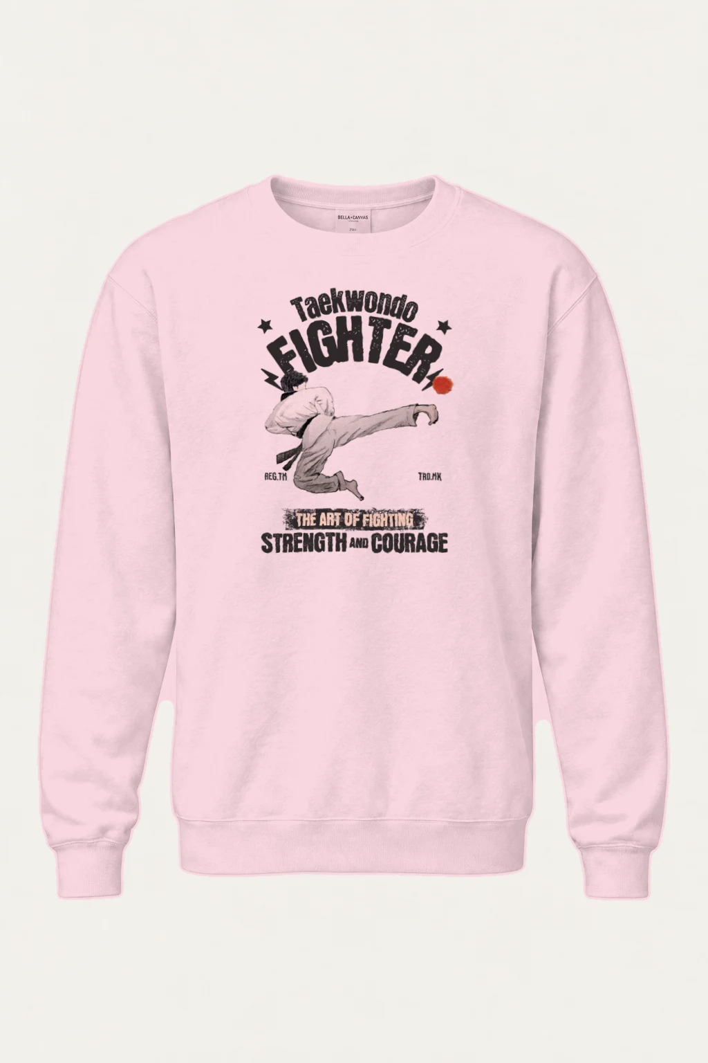 "Taekwondo Fighter" Heavy Blend Unisex Crewneck Sweatshirt | Gildan 18000