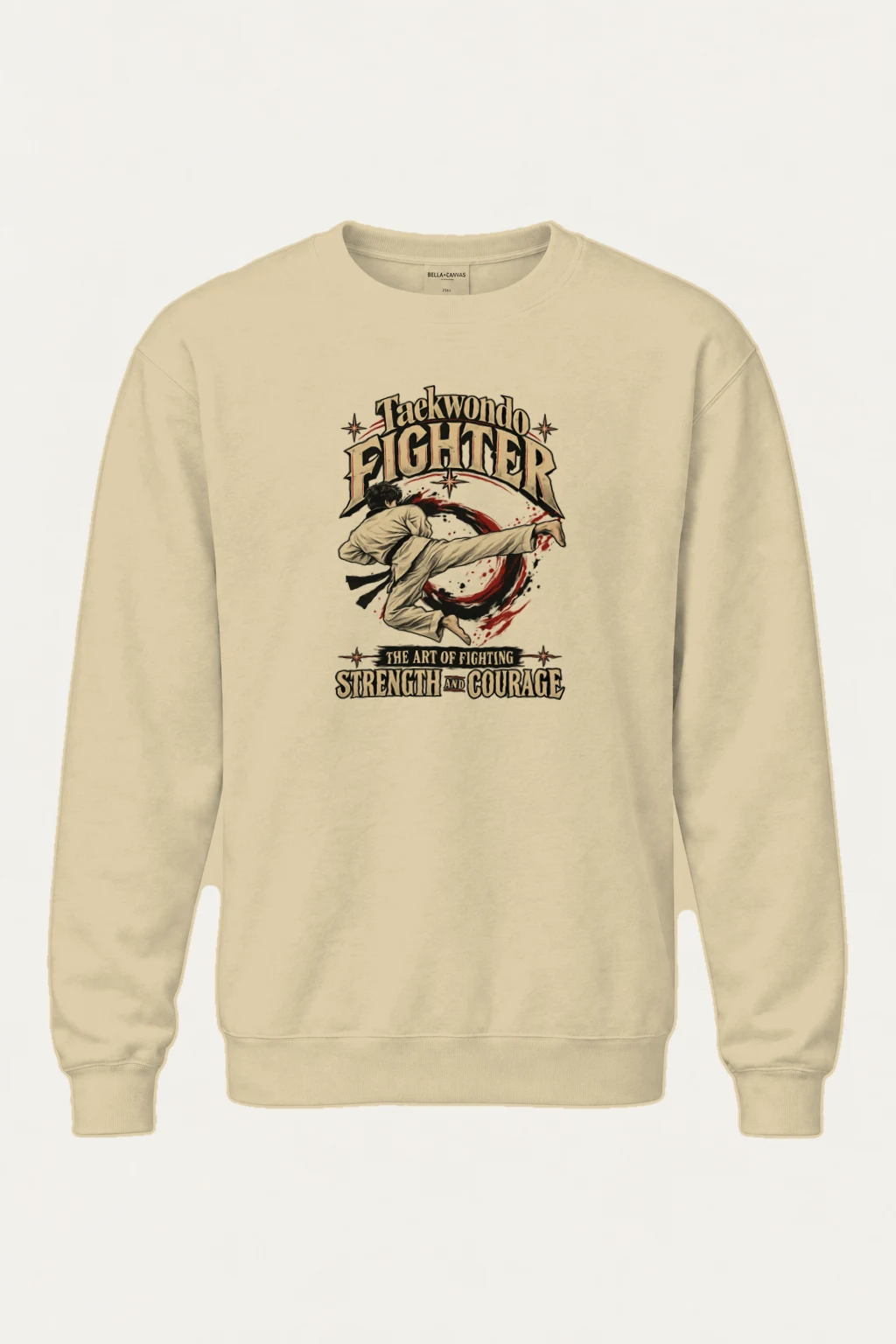 "Taekwondo Fighter" Heavy Blend Unisex Crewneck Sweatshirt | Gildan 18000