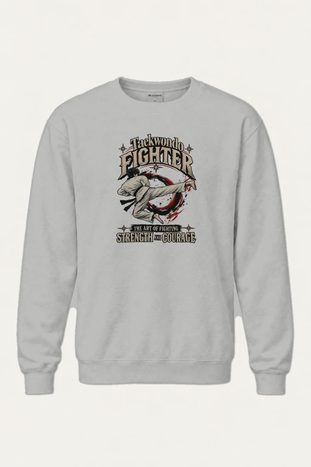 "Taekwondo Fighter" Heavy Blend Unisex Crewneck Sweatshirt | Gildan 18000