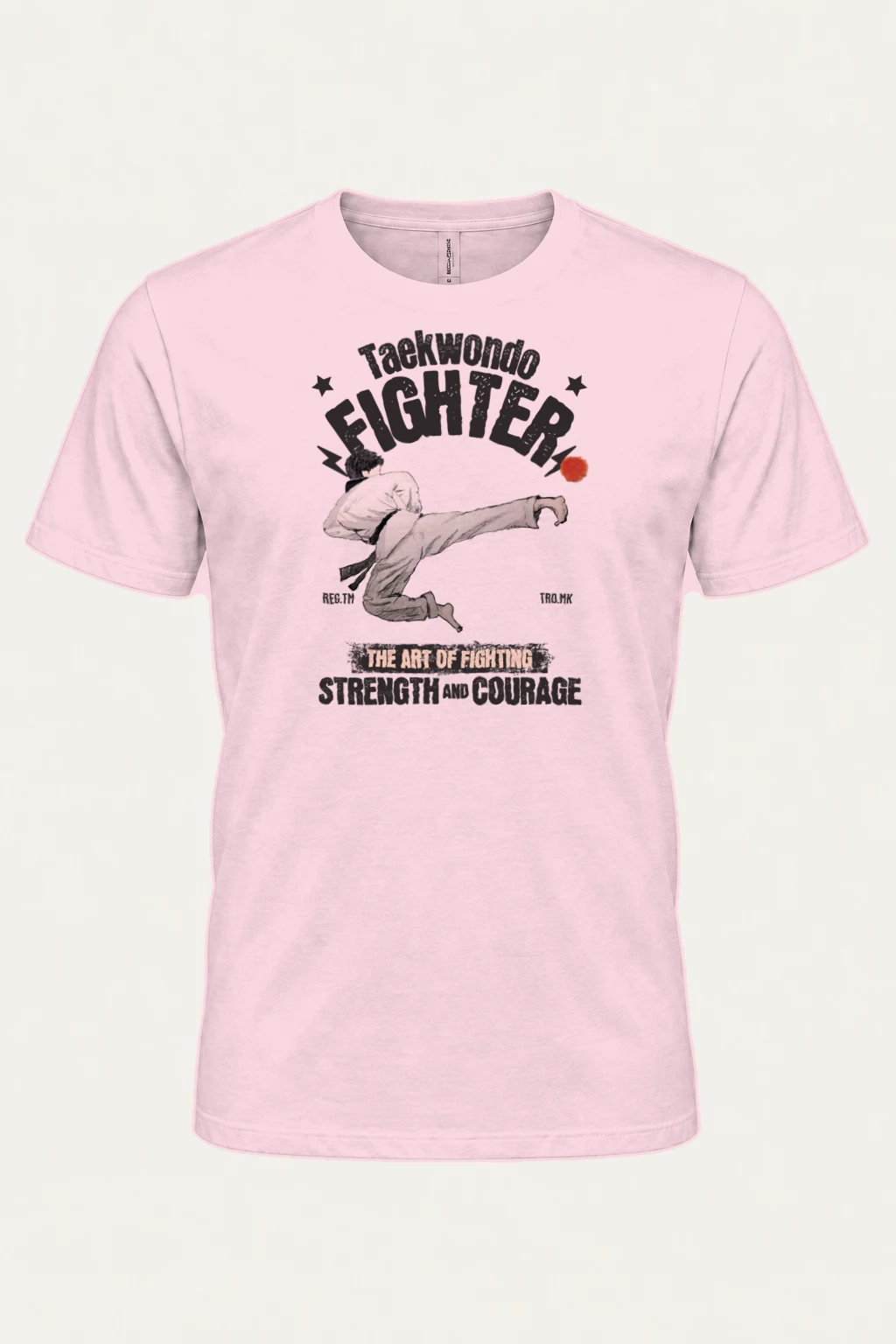 "Taekwondo Fighter" Heavyweight Unisex Crewneck T-shirt | Gildan 5000