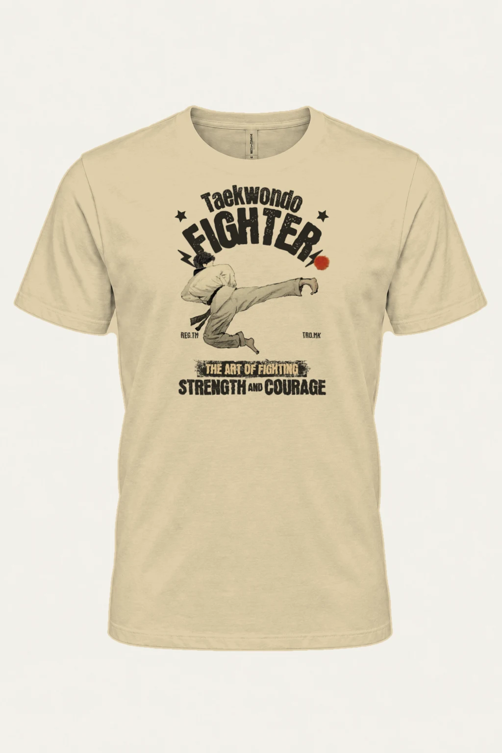 "Taekwondo Fighter" Heavyweight Unisex Crewneck T-shirt | Gildan 5000