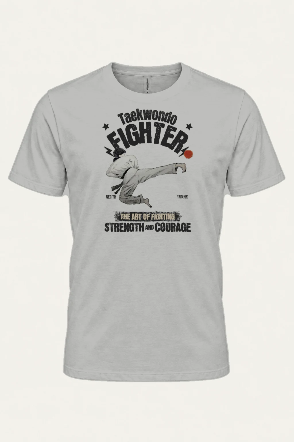 "Taekwondo Fighter" Heavyweight Unisex Crewneck T-shirt | Gildan 5000