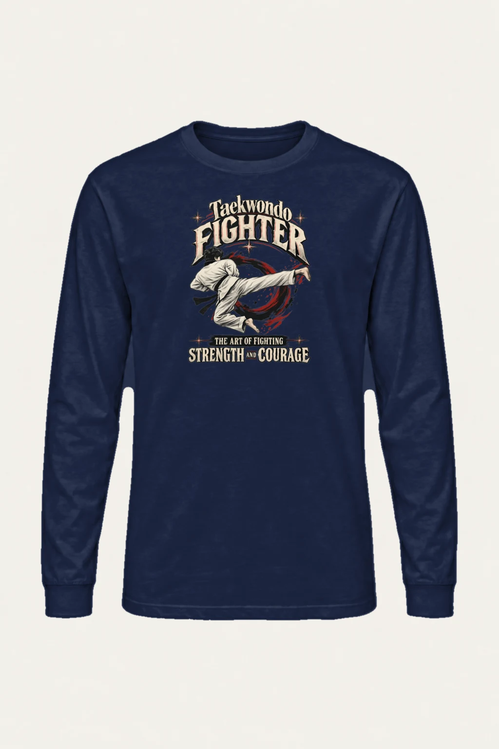 "Taekwondo Fighter" Unisex Longsleeve T-shirt | Gildan 2400