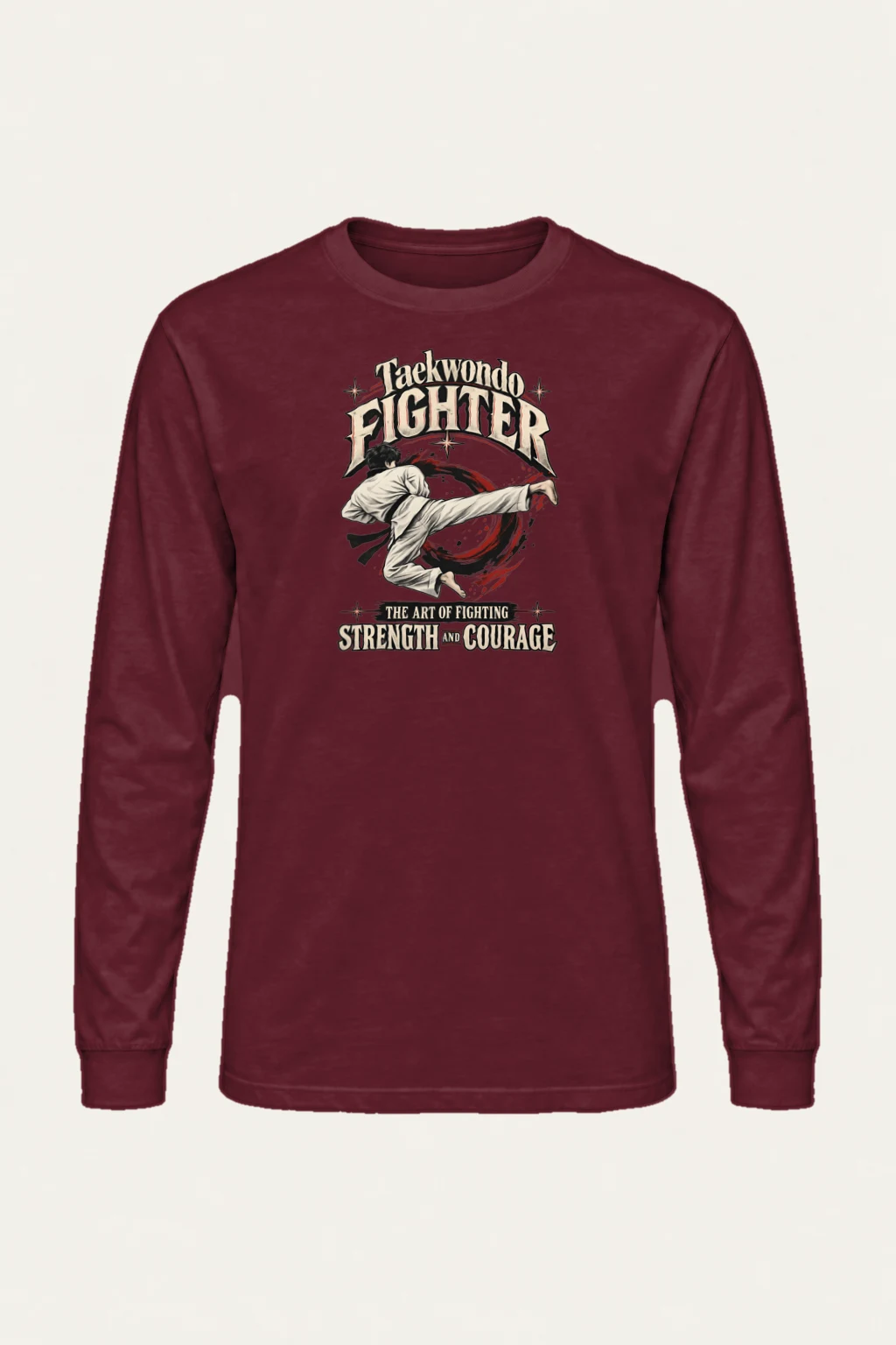 "Taekwondo Fighter" Unisex Longsleeve T-shirt | Gildan 2400