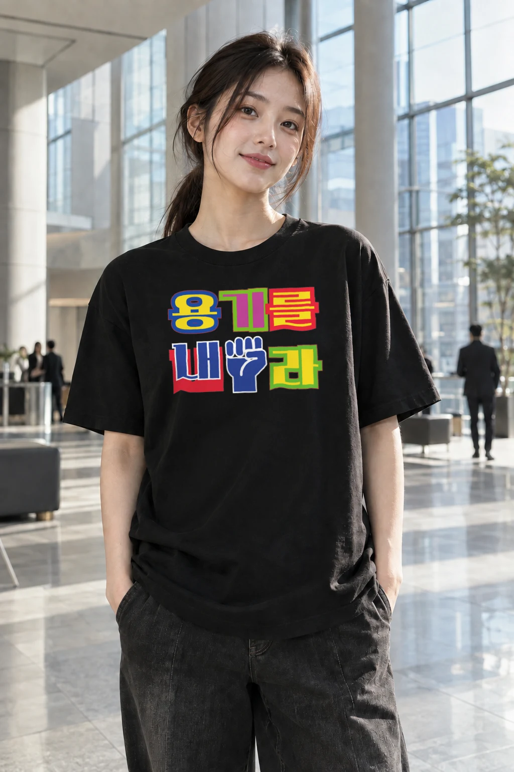 "Take Courage" Heavyweight Unisex Crewneck T-shirt | Gildan 5000