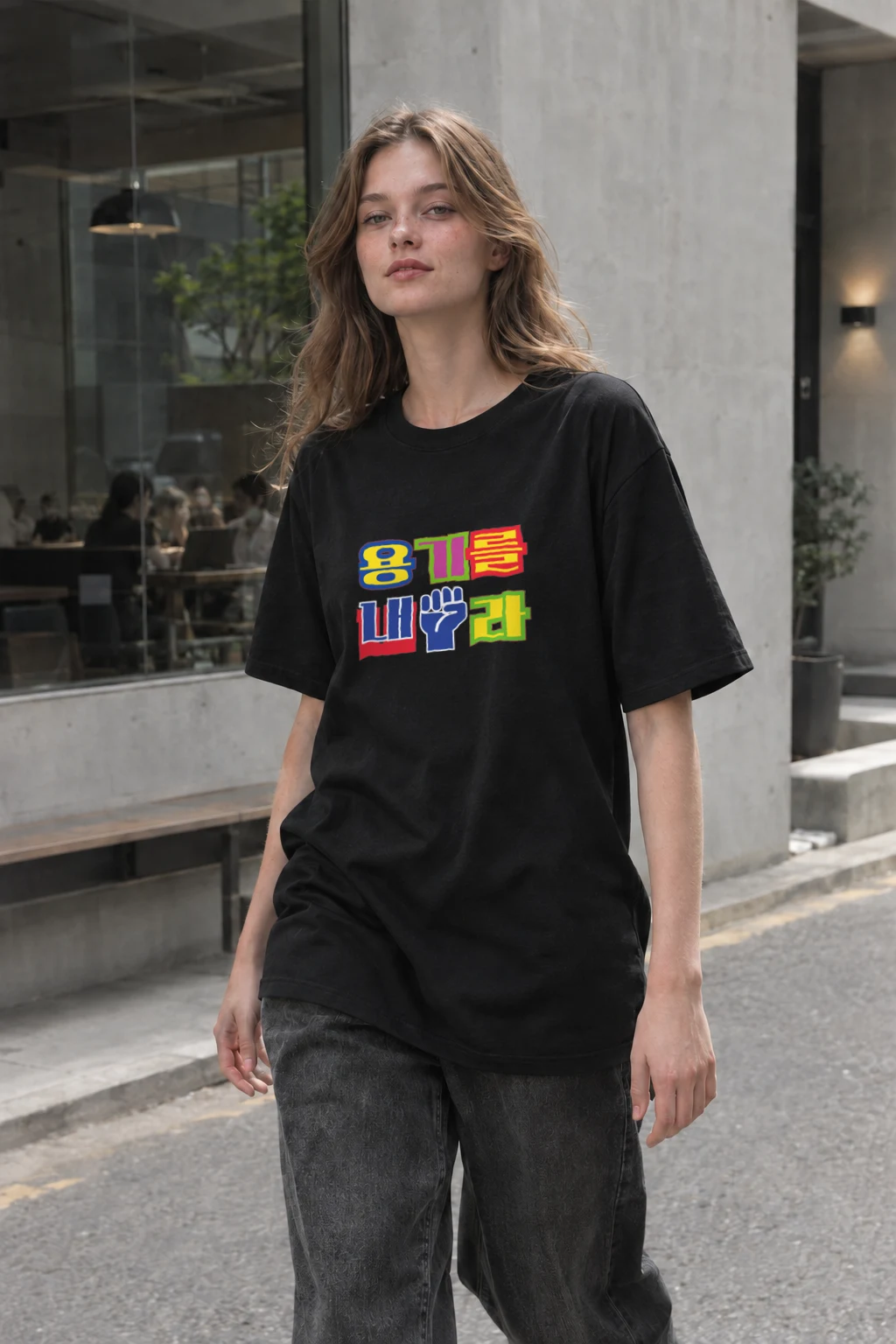 "Take Courage" Heavyweight Unisex Crewneck T-shirt | Gildan 5000
