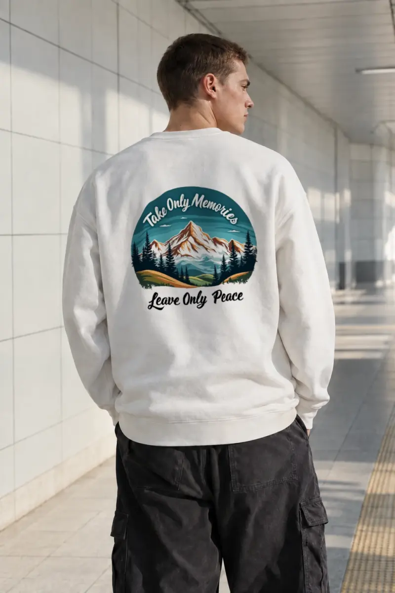 “Take Only Memories” Heavy Blend Unisex Crewneck Sweatshirt | Gildan 18000
