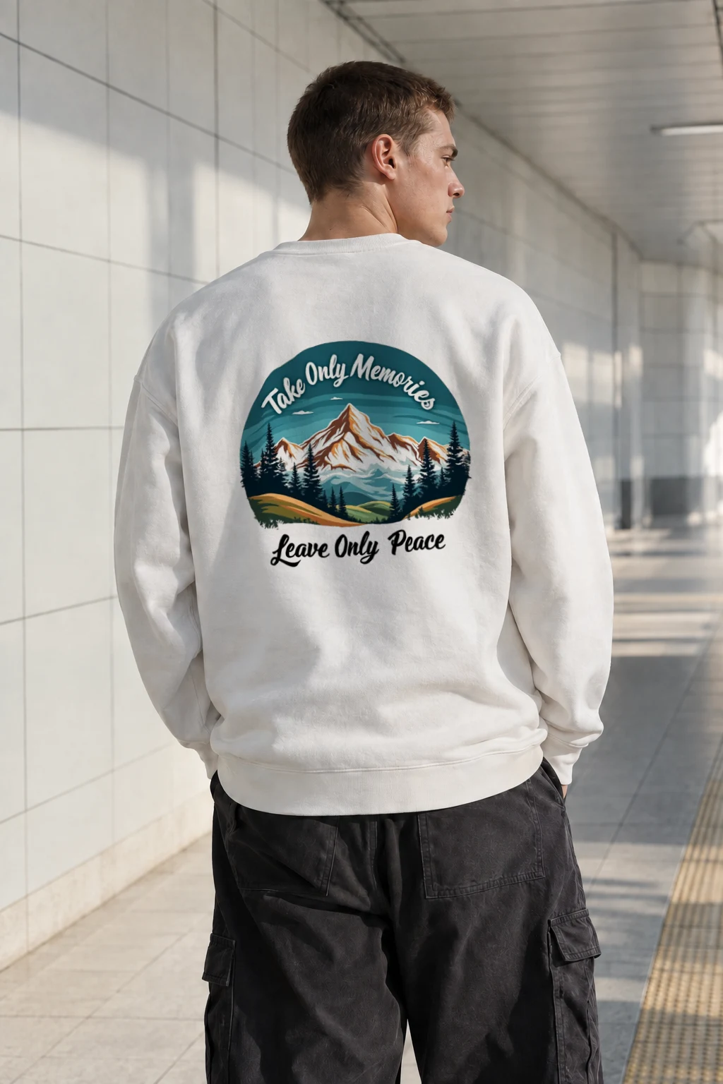 "Take Only Memories" Heavy Blend Unisex Crewneck Sweatshirt | Gildan 18000