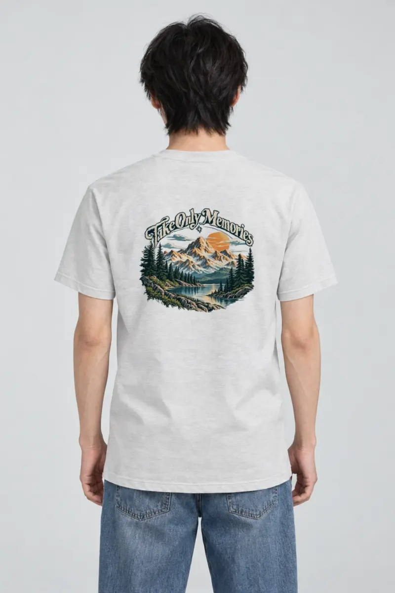 "Take Only Memories" Heavyweight Unisex Crewneck T-shirt