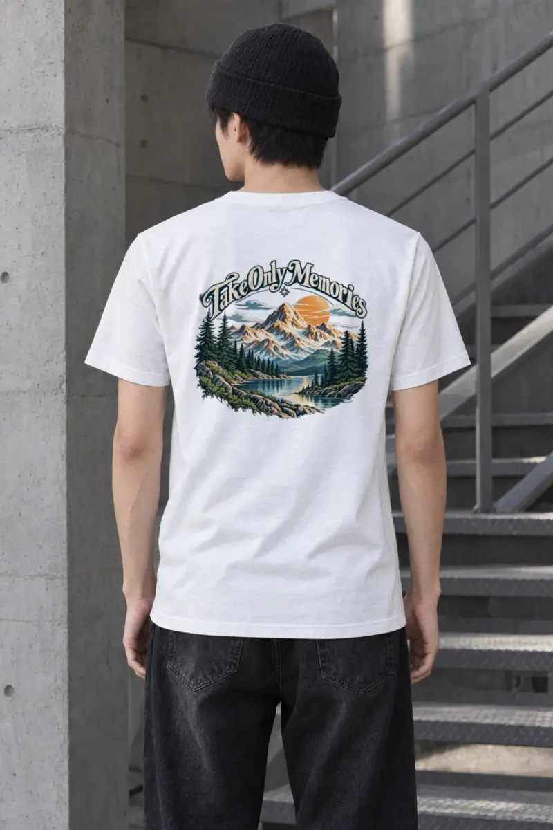 "Take Only Memories" Heavyweight Unisex Crewneck T-shirt