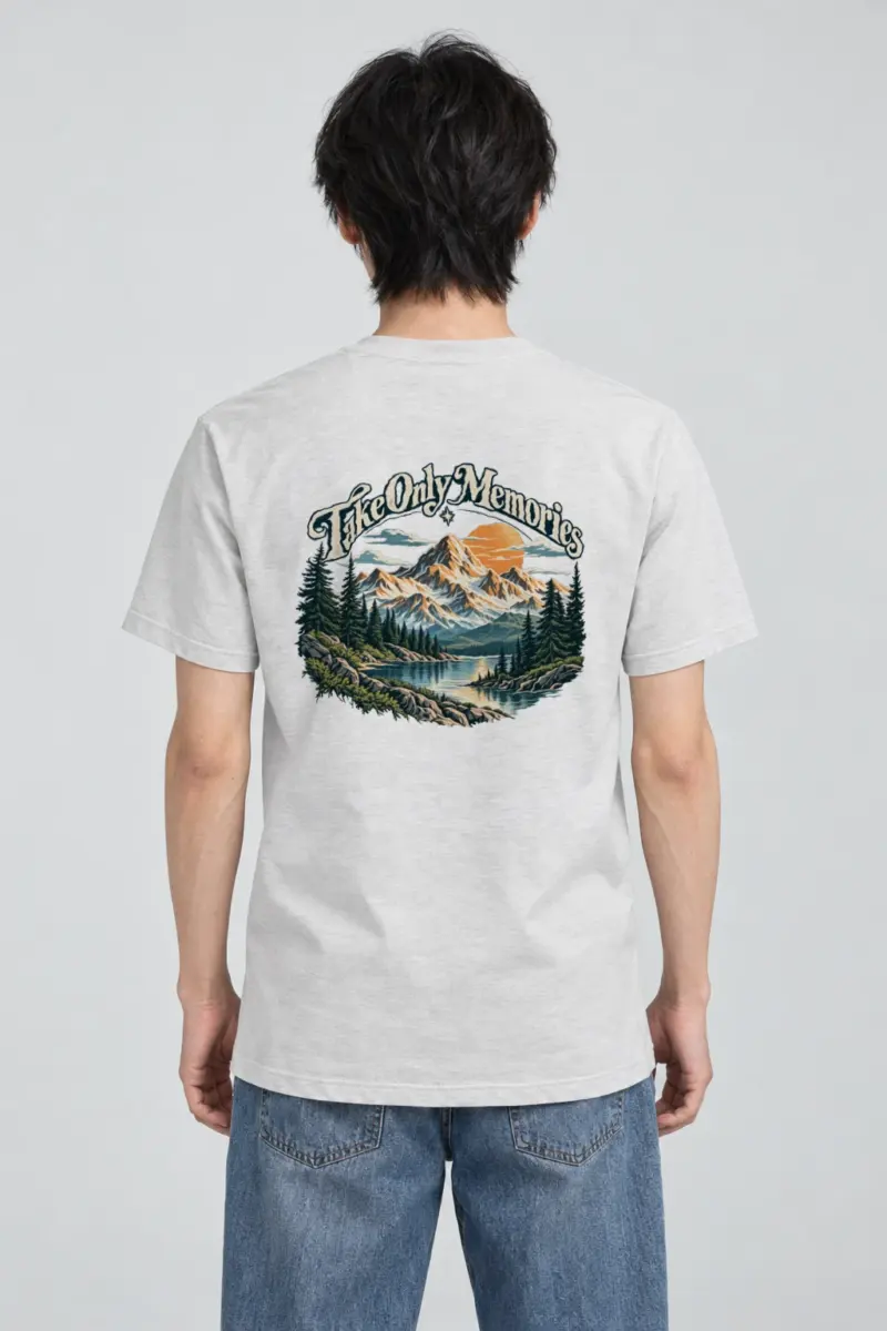 "Take Only Memories" Heavyweight Unisex Crewneck T-shirt
