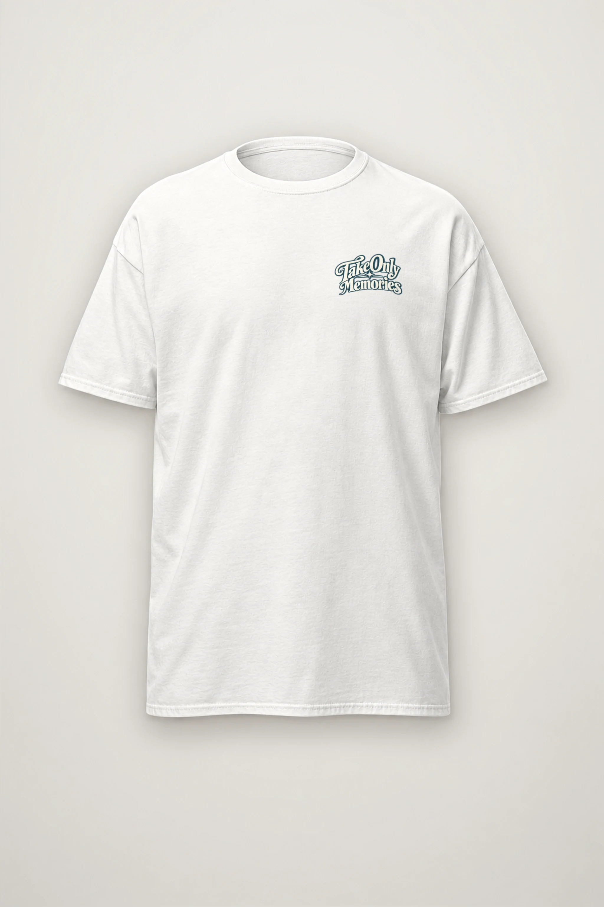"Take Only Memories" Heavyweight Unisex Crewneck T-shirt