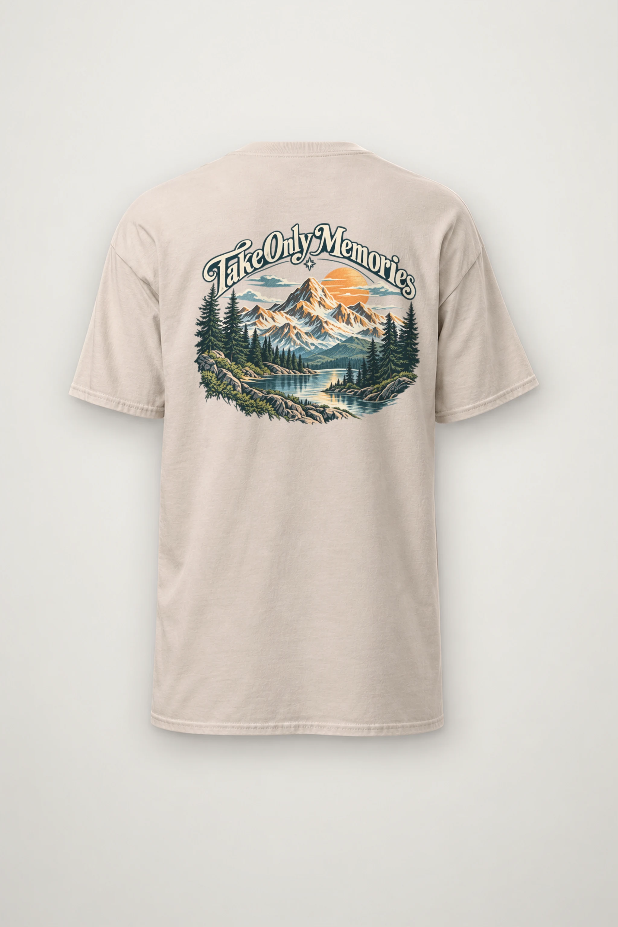"Take Only Memories" Heavyweight Unisex Crewneck T-shirt